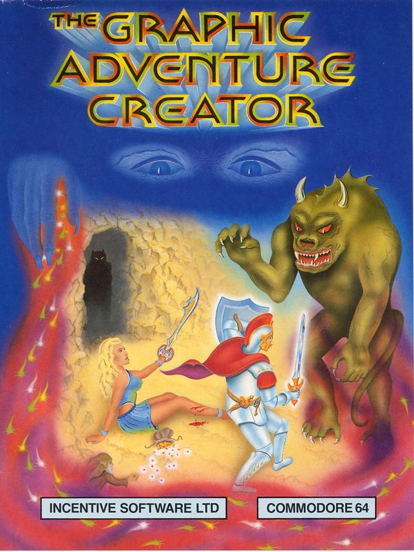 Graphic Adventure Creator box art for Commodore 64